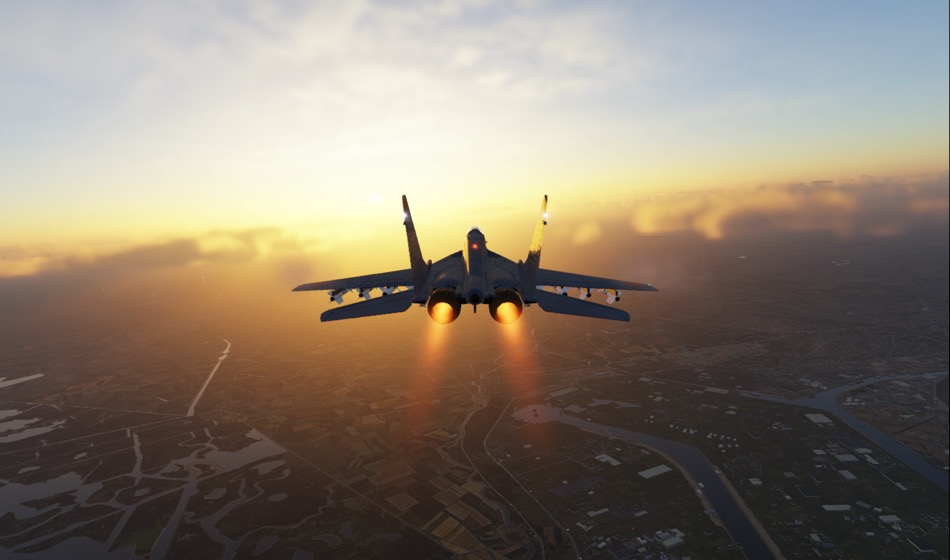 MiG-29_Rear-Afterburner