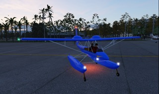 Aircam-Floats_Landed-sunset