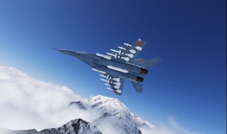 MiG-29_Fly-over-mountains
