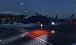 MiG-29_Landed-night